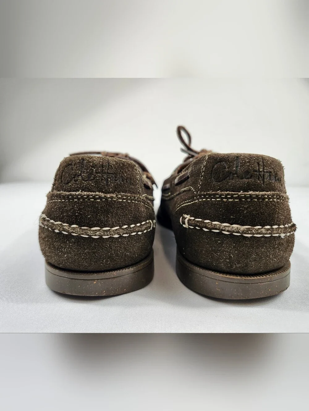 Cole Haan Men’s 8 M Brown Suede Moccasin Boat Shoes